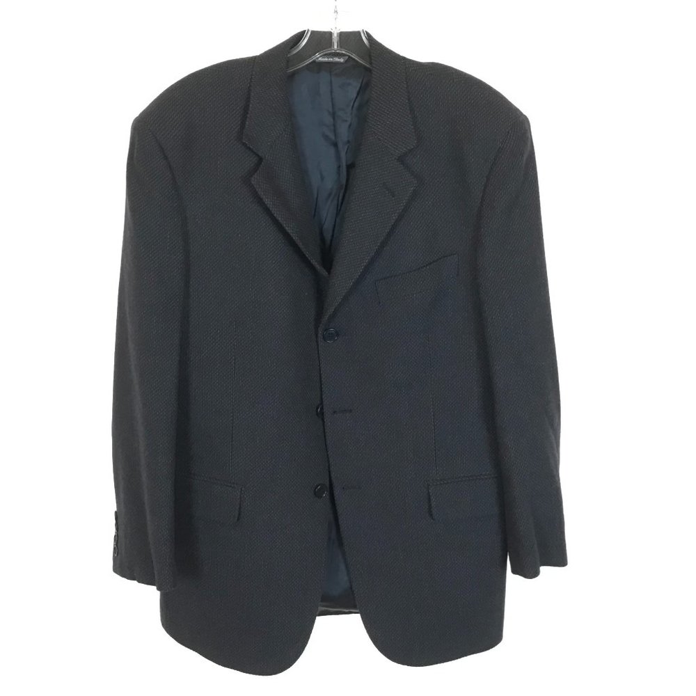 Mens Size 42 REGULAR 42R Tombolini Wool Cashmere Blend Sports Coat Blazer Jacket